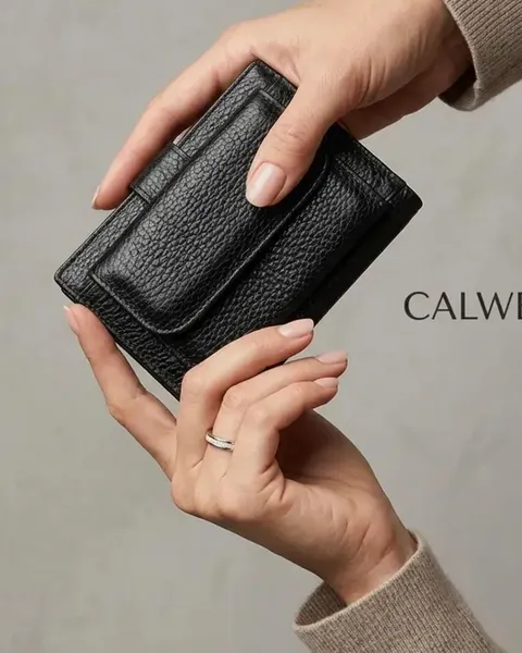 Milano Çıtçıtlı Kompakt Cüzdan - ürün odaklı görünüm